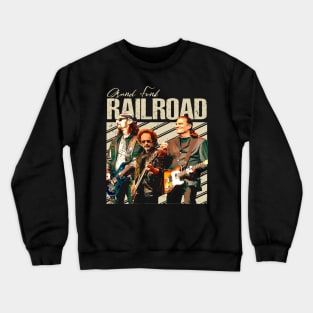 Cinematic Rock 'n' Roll Anthems Grand  Vintage Music Scenes Tee Crewneck Sweatshirt